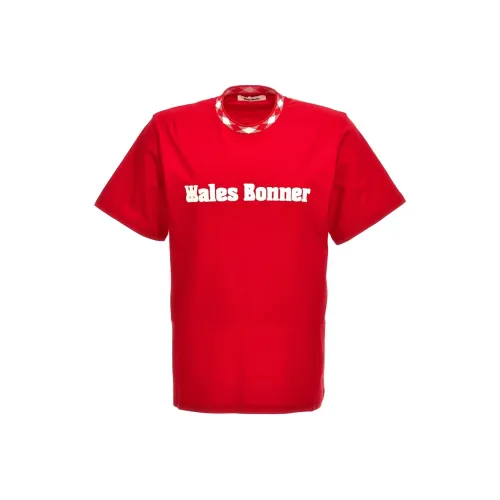 WALES BONNER Red Мужская T-рубашка