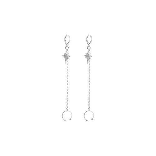 QIANFANGDAHUANGYE Серьги с цирконием Женские