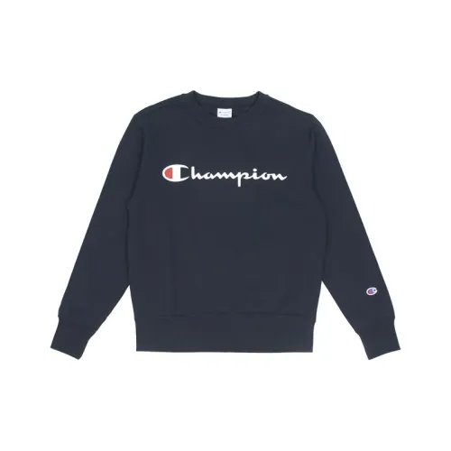 Champion Свитшот Японская версия Унисекс Темно-синий