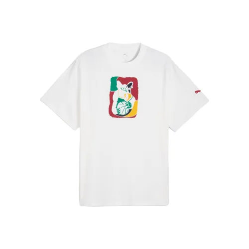 PUMA Белая Мужская Футболка