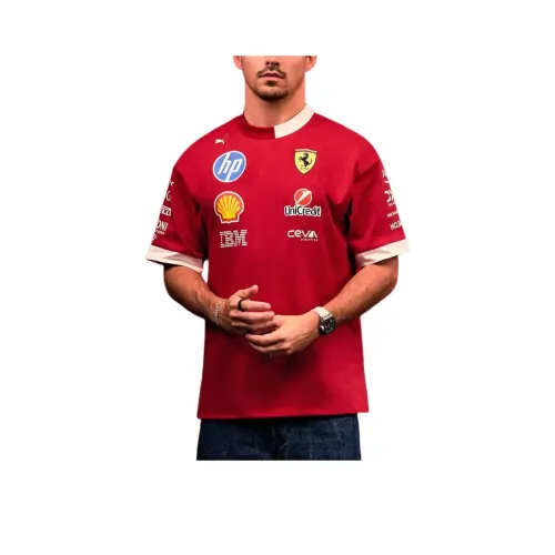 PUMA x FALALI F1 LIANMINGKUAN Рубашка Мужская Красная