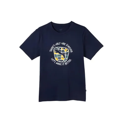 PUMA Морской Синий Мужская Футболка