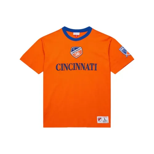 MITCHELL NESS x MLS FC Cincinnati Команда OG 3,0 T Рубашка Мужская Оранжевая