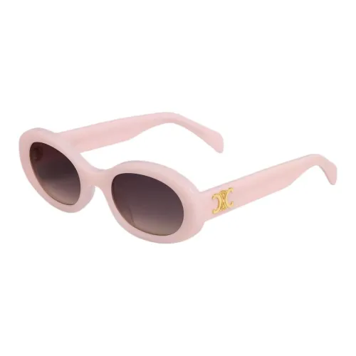 CELINE Ацетат OVAL SUNGLASSES Женские Розовый