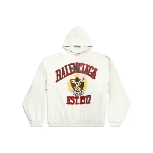 Balenciaga SS23 Свитшот Loose Fit Unisex White