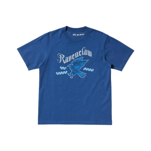 UNIQLO X HALIBOTE LIANMINGKUAN SS24 T Рубашка Унисекс Синий