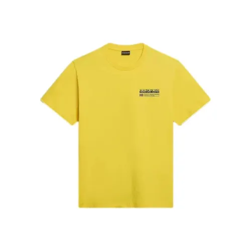 NAPAPIJRI Желтые Мужские T-рубашки