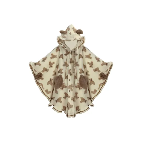 QIAOYUN Сон Халат Женский Абрикос