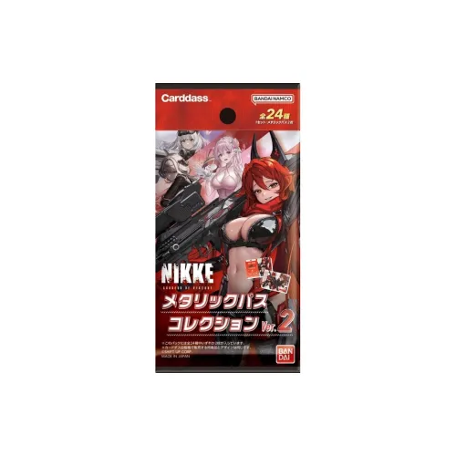 BANDAI Victory Goddess NIKKE Metal Коллекционная карта Вторая ЭДИЦИЯ IP Аниме Карточки Набор из 20 пачек