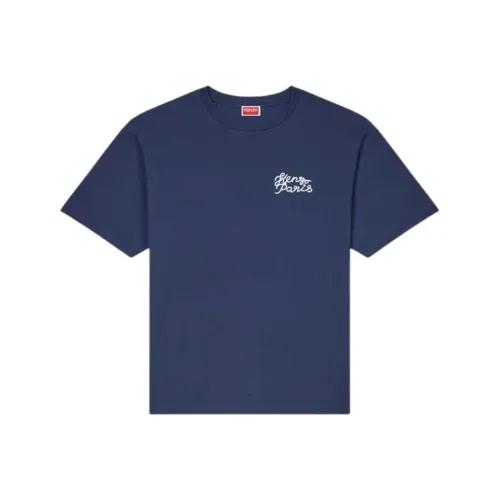 KENZO Полночный синий Унисекс Футболка
