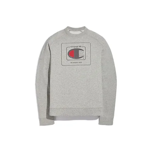 COACH Серый Мужской Свитшот
