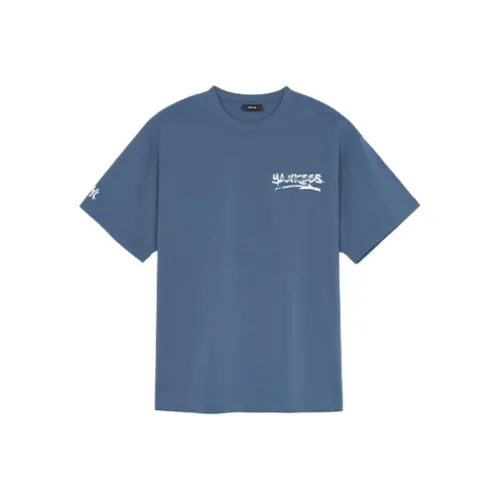 MLB Base Logo New York Yankees SS25 T-Shirt Unisex Indigo