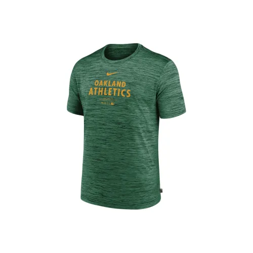 nike Oakland Athletics Аутентичная коллекция Practice Velocity T-рубашка мужская зеленая