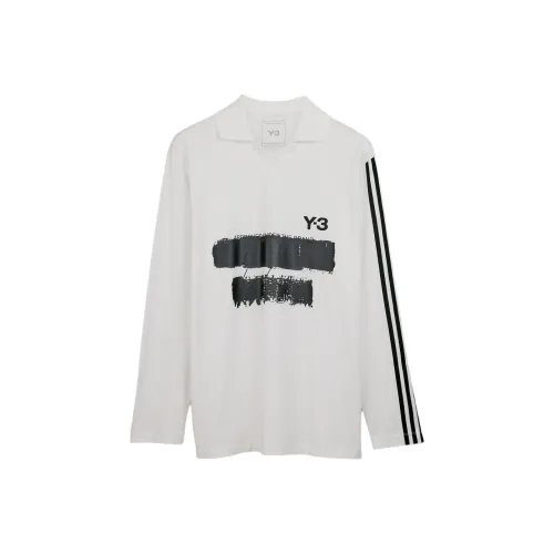 Y 3 Белый Унисекс T-рубашки