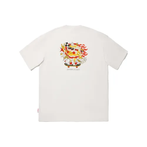 LINING T Рубашка Мужская Шампанское Белый