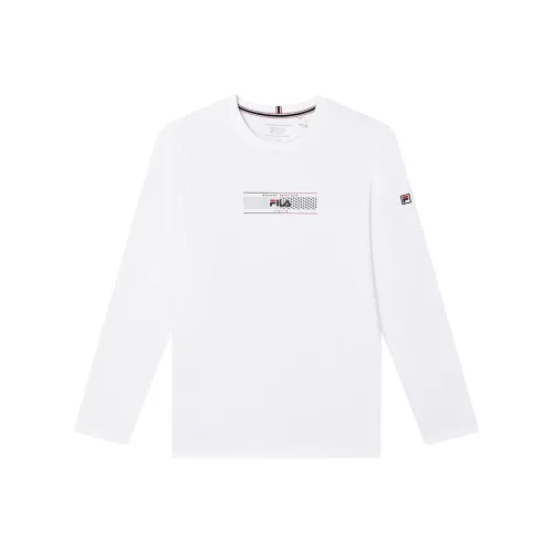 FILA Стандартный Белый Мужской T-Рубашки