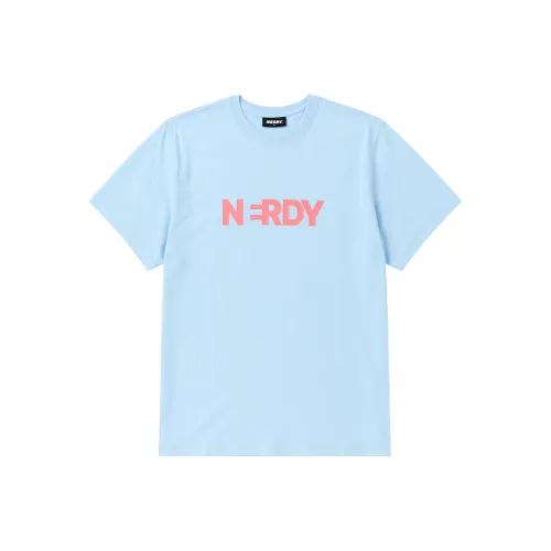 NERDY SS24 T-Shirt Унисекс Небесно-Синий