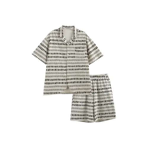 Same Language Пижамный комплект Мужской Теплый Абрикос