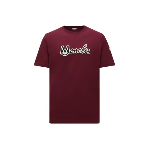 MONCLER Red Мужская T-рубашка