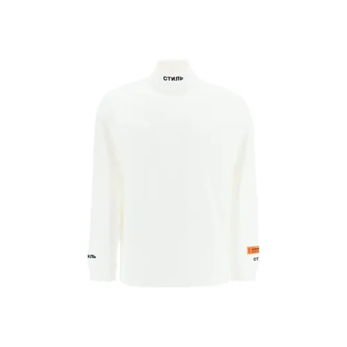 HERON PRESTON Белый Мужской Свитшот