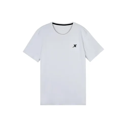 XTEP Variety Тренировки Коллекция T Рубашка Мужская Облако Пиковый Серый