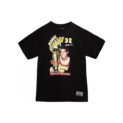 MITCHELL NESS T-Shirt Мужской Черный