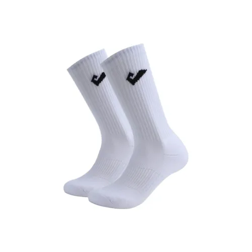 KESHANG Колено Высокие Носки Унисекс Combo Set Белый