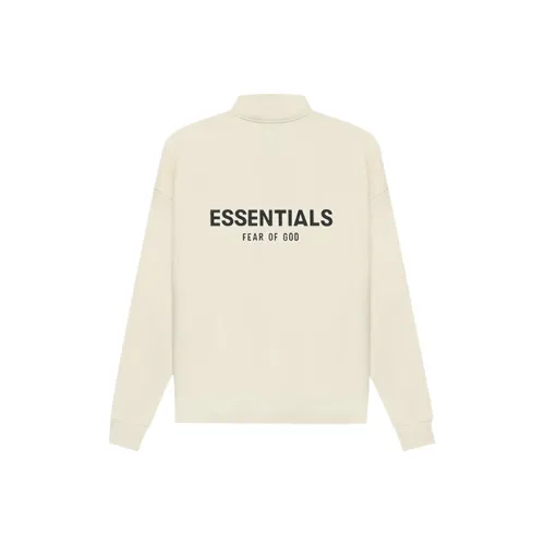 Fear Of God Essentials SS21 Mockneck Полузастежка Buttercream Crea Толстовка Унисекс Крем