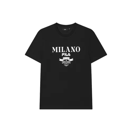 FILA MILANO Collection T-Shirt Мужская Глубокий Черный