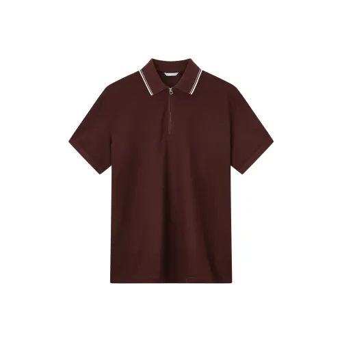 Jiumuwang мужские брюки эксперт SS25 T рубашка мужская кофе