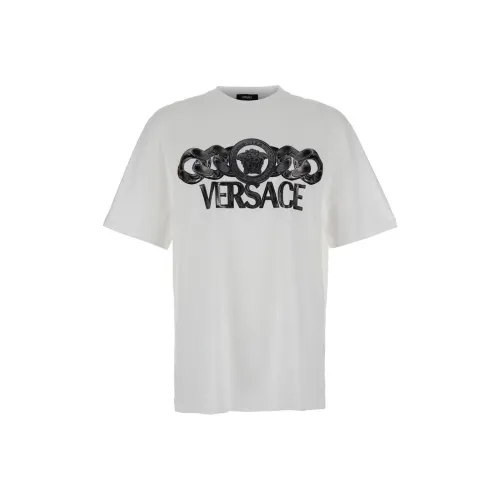 VERSACE Белые Мужские T-рубашки