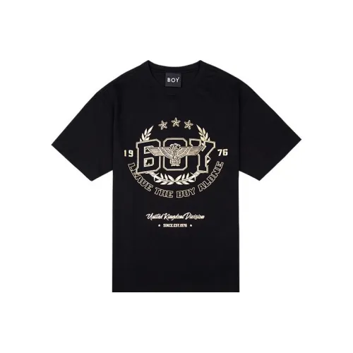 BOY LONDON Мужские черные футболки