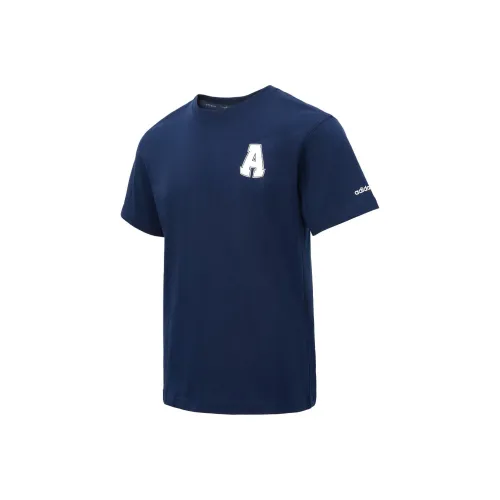 Adidas Темно-синяя унисекс футболка