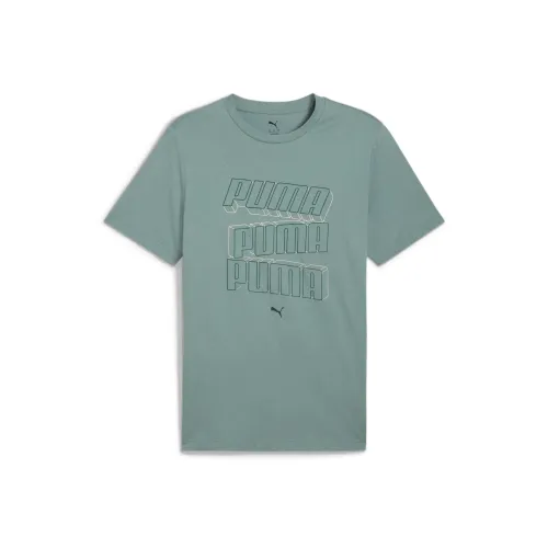PUMA Зеленые Мужские Футболки
