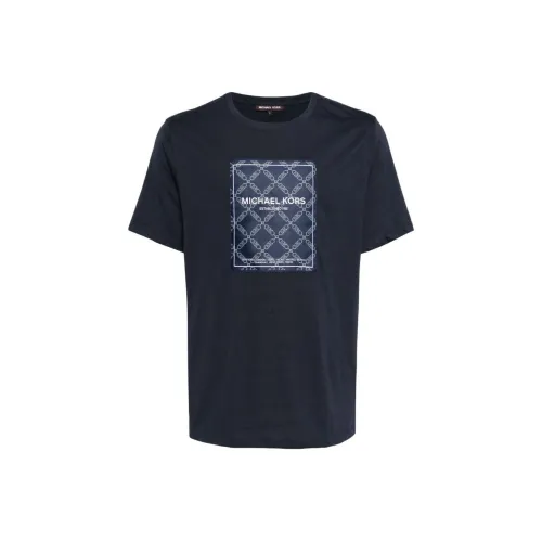 MICHAEL KORS SS24 T Рубашка Мужская Морской Синий