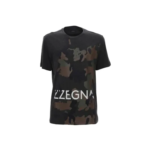 Ermenegildo Zegna Серые Мужские T-Рубашки