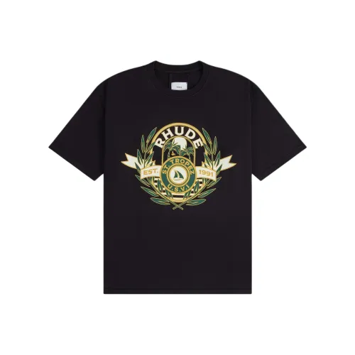 RHUDE Черные Мужские T-Рубашки