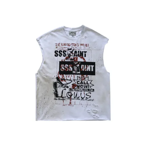 SSSAINT LOUIS T-Shirt Унисекс Белый