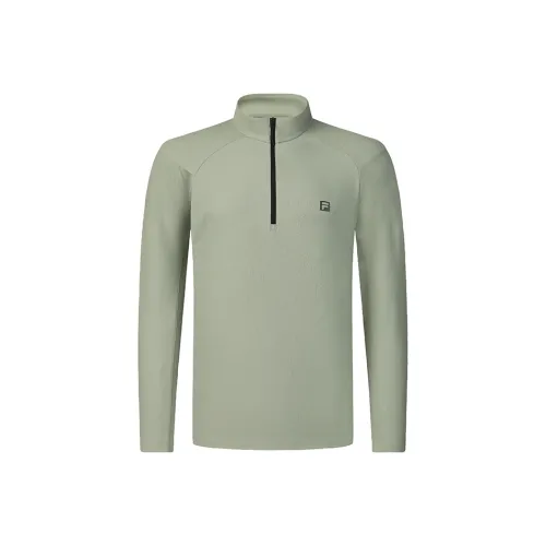 FILA Mang Серый Зеленый Мужская T-Рубашка