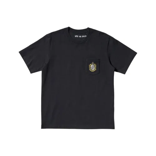 UNIQLO Гарри Поттер Co Фирменный черный Унисекс Футболка