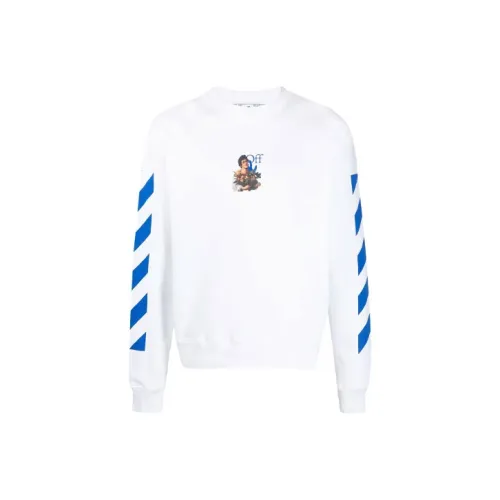 Off Белый SS21 Белый Мужские Толстовки