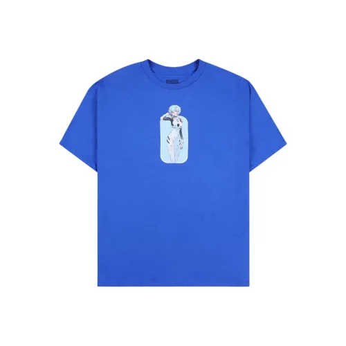 PLEASURES Evangelion Co Branded Модель Синяя Унисекс Футболка