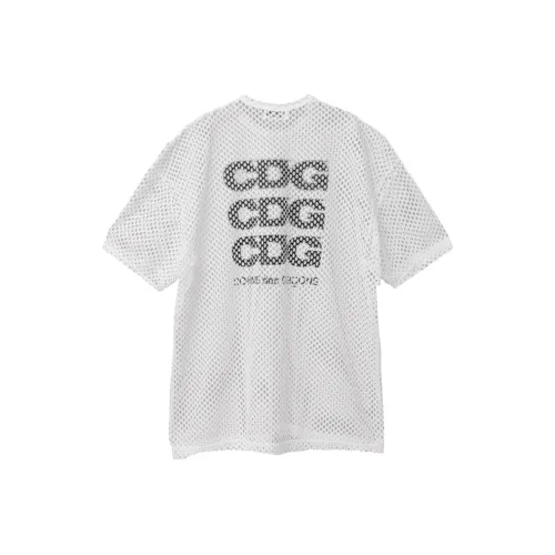 CDG SS24 Белая унисекс футболка