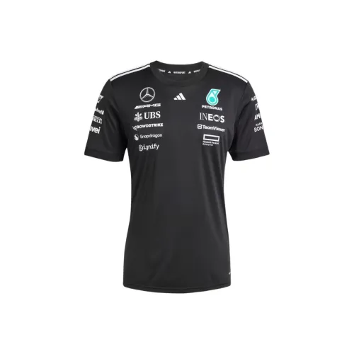 Adidas x Mercedes AMG Petronas F1 Team SS25 T-Shirt Мужской Черный