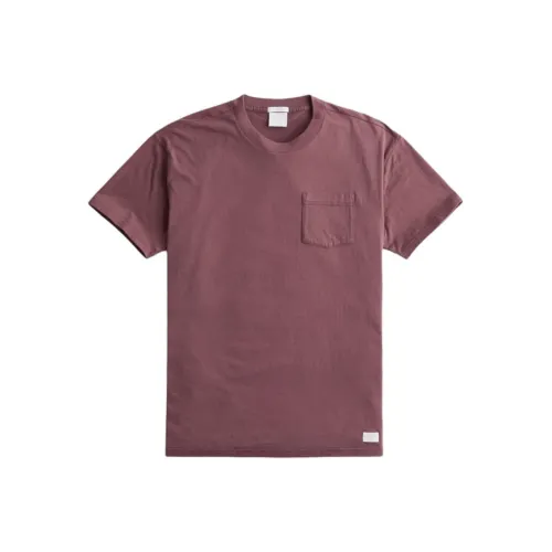 Hollister T-Shirt Мужской Темно-фиолетовый Красный