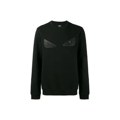 Fendi Черные Мужские Свитшоты