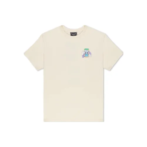 RIPNDIP совместная бренд Светло-желтая Мужская T-рубашка