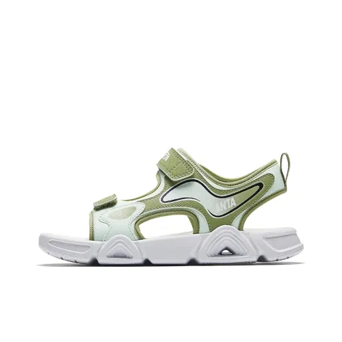 Antakids Дышащий Быстросохнущий Легкий Амортизация Низкий Топ Детские Сандалии Охлаждающий Зеленый Dendrobium Зеленый Подростки