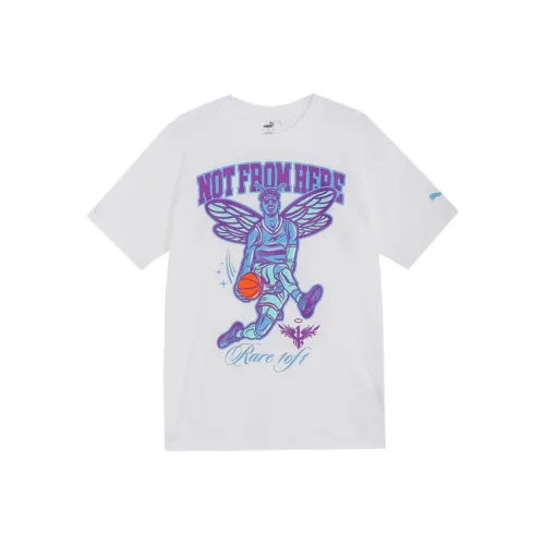 PUMA Белая Мужская Футболка