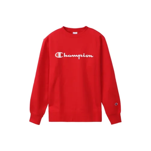 Champion Красный Унисекс Свитшоты